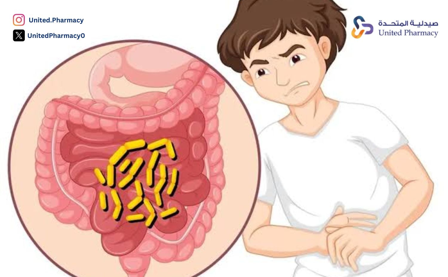 Facial symptoms of stomach bacteria