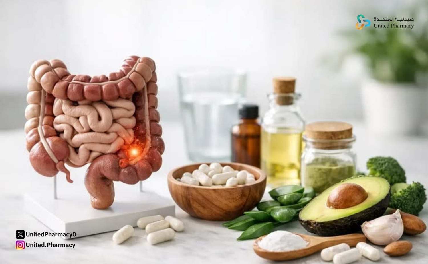 علاج التهاب الجهاز الهضمي في المنزل