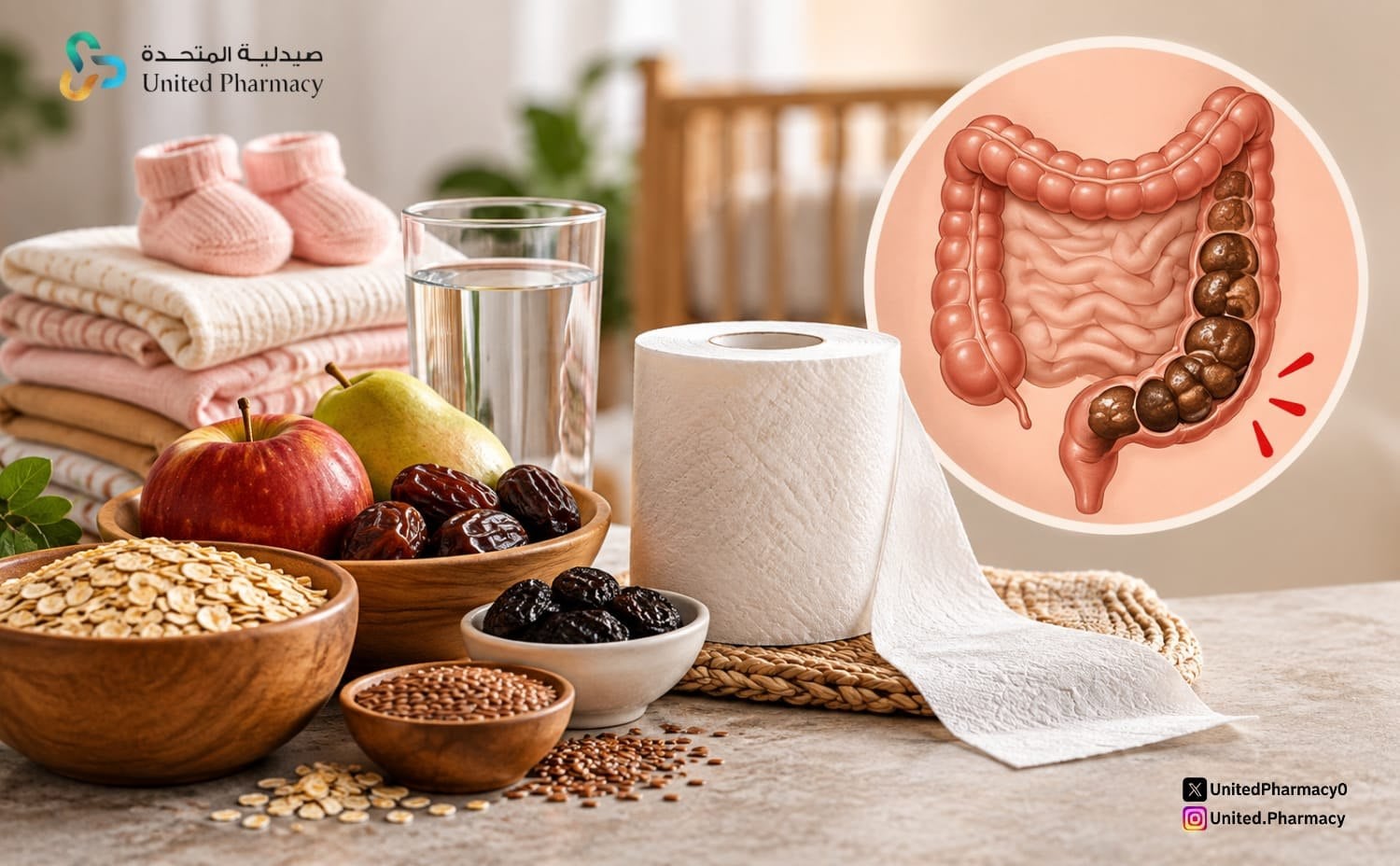 سبب الإمساك عند الحامل في الاشهر الأولى