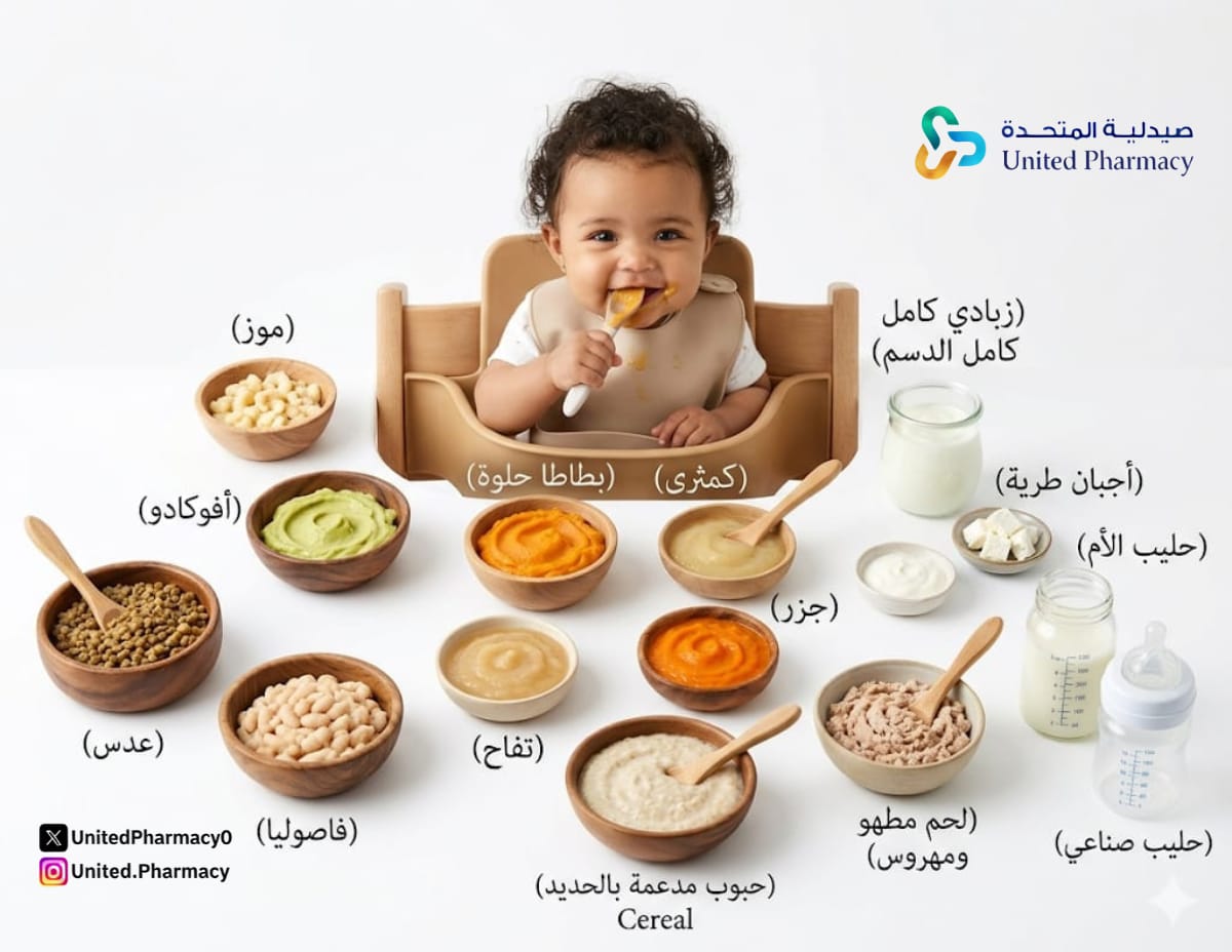 اكلات للاطفال الرضع 6 شهور