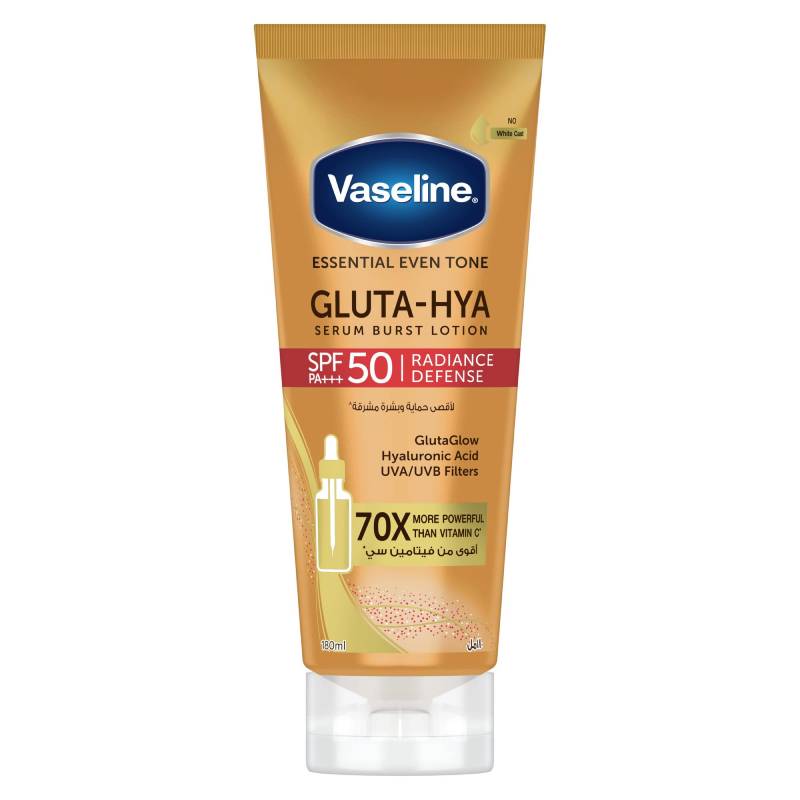 فازلين لوشن غلوتا-هيا واقي إشراقة SPF50 180 مل — صورة 1