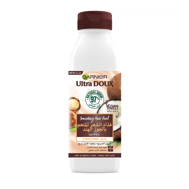 جارنيه الترا دو غذاء الشعر بلسم منعم بجوز الهند للشعر التالف 350 مل — صورة 1