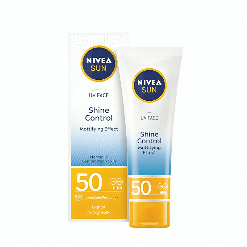 واقي شمس نيفيا - للتحكم بلمعان الوجه SPF50 (50 مل) — صورة 1