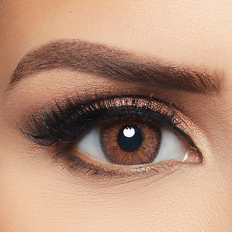 عدسات ليالا - عبوة من عدستين - هيزل براون