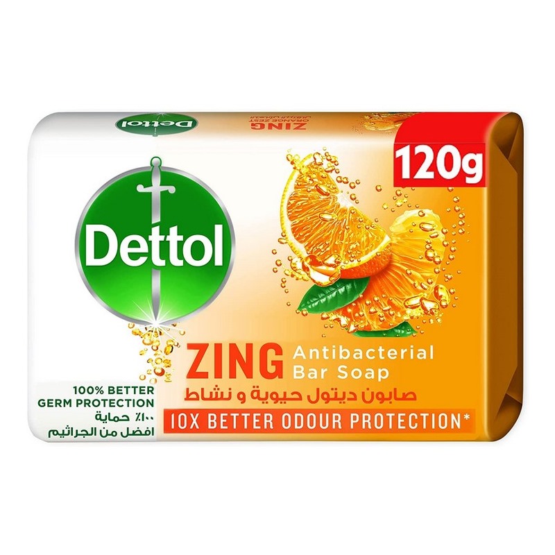 ديتول صابون مضاد للبكتريا zing 120 جم