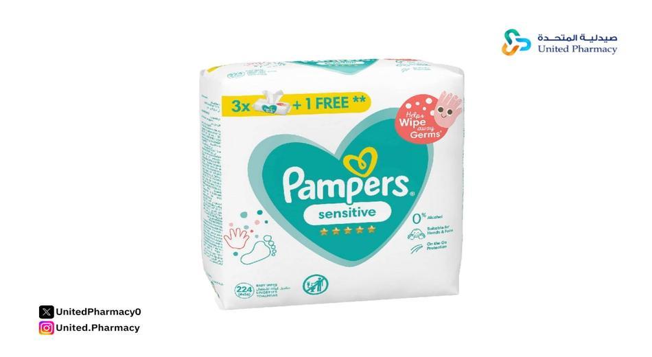 مناديل بامبرز بدون عطر